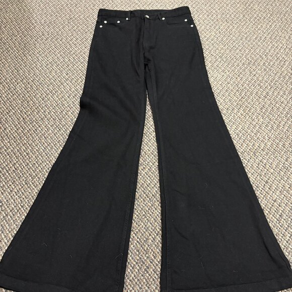 flared black jeans - Picture 1 of 2